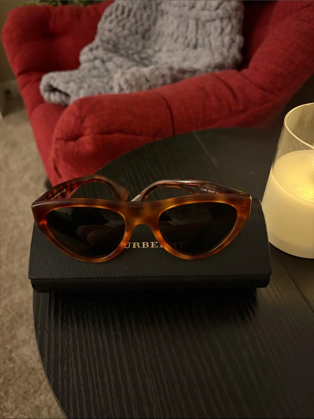 Burberry Women's Brown Tortoise Sunglasses